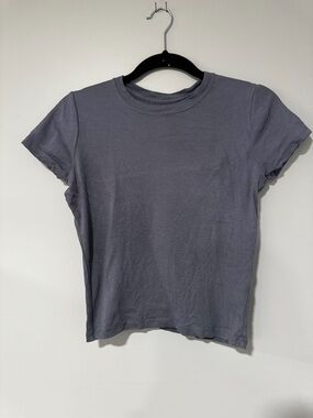 3 for $10 Hollister Baby Tee Short Sleeve Shirt Blue Medium Long